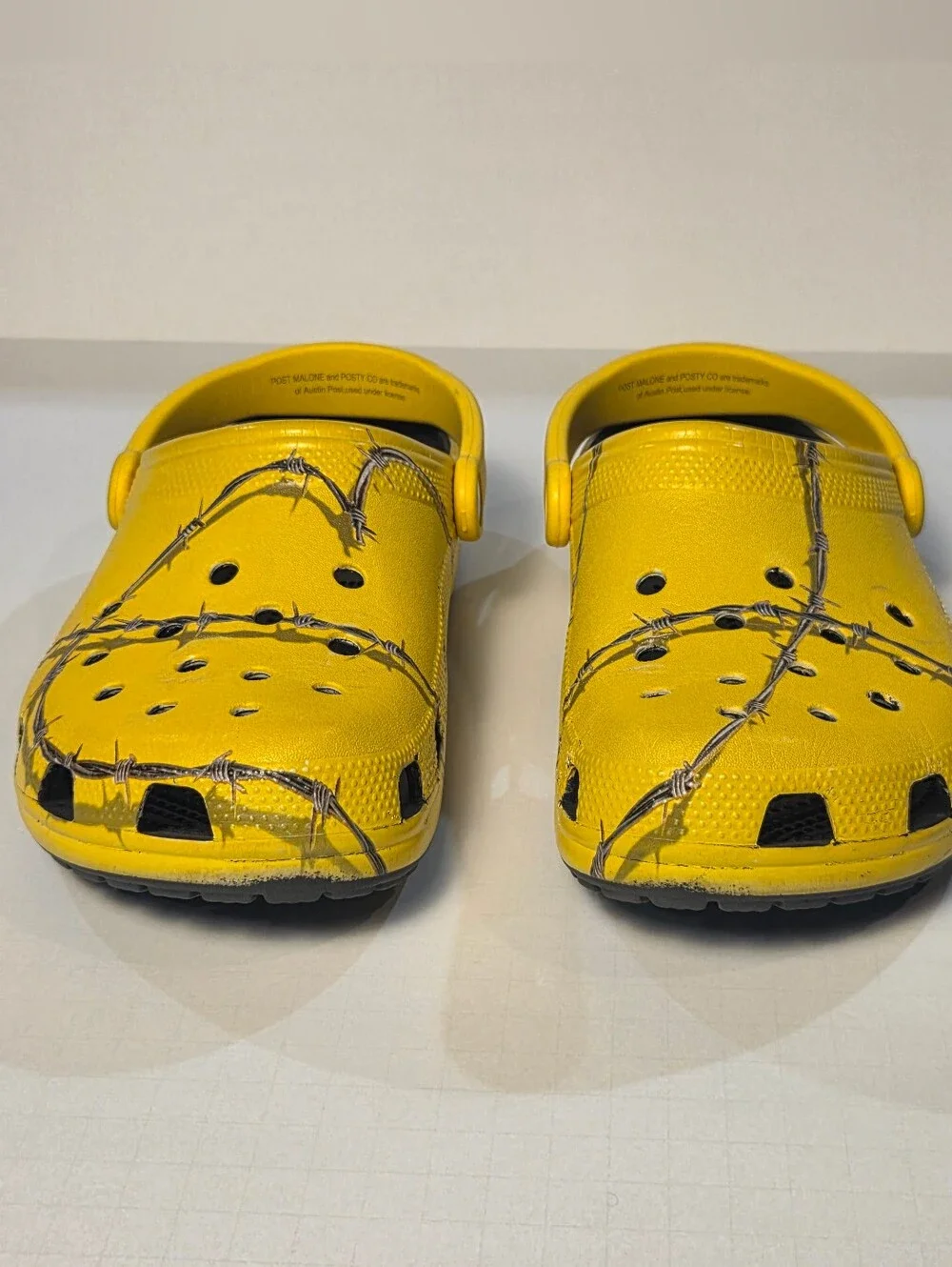 Post Malone x Crocs Dimitri Barbed Wire Clog - Picture 1 of 8